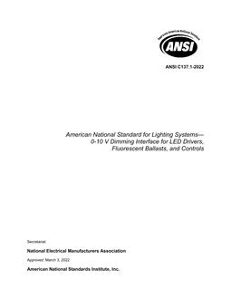 Download ANSI C137.1 In PDF - International Technical & Specifications ...