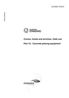 AS 2550.15 AS 2550.15