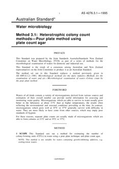 AS 4276.3.1-1995 AS 4276.3.1-1995