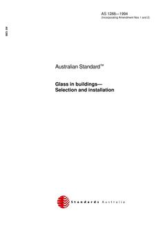 AS 1288-1994 AS 1288-1994