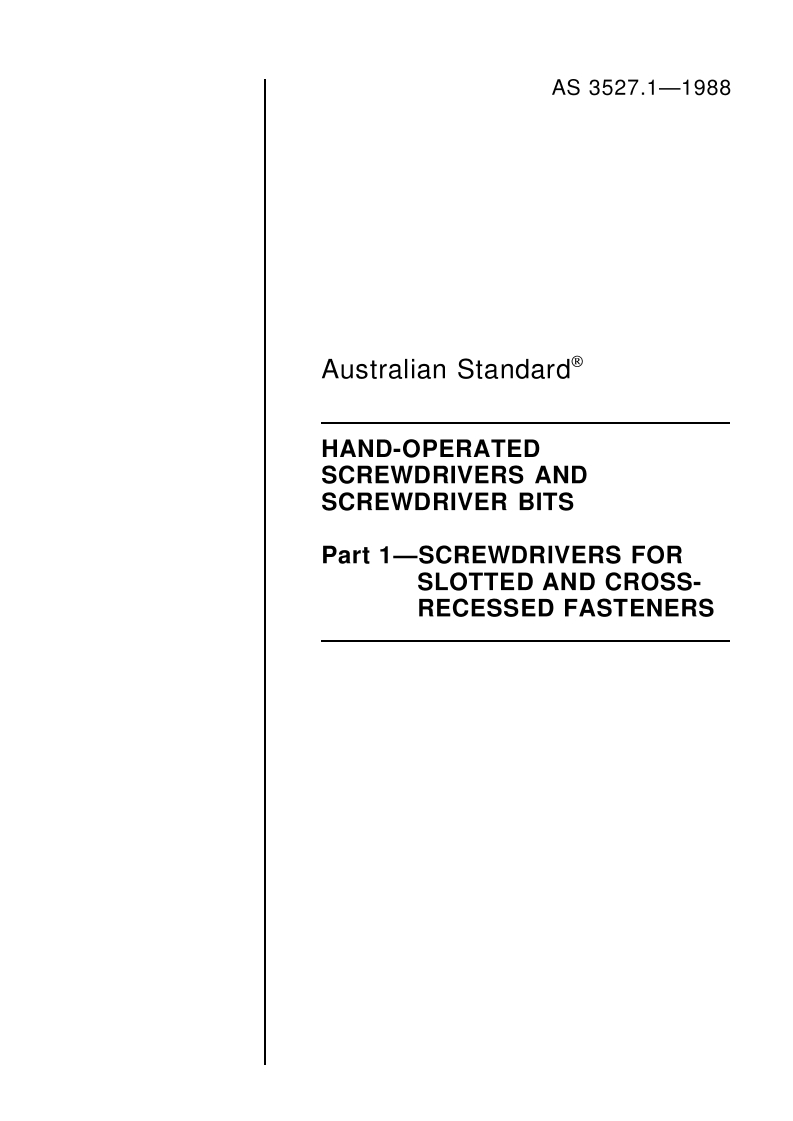 AS 3527.1 AS 3527.1