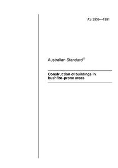 AS 3959-1991 AS 3959-1991