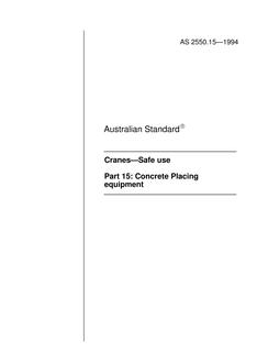 AS 2550.15-1994 AS 2550.15-1994