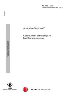 AS 3959-1999 AS 3959-1999