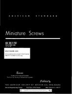 ASME B18.11 ASME B18.11