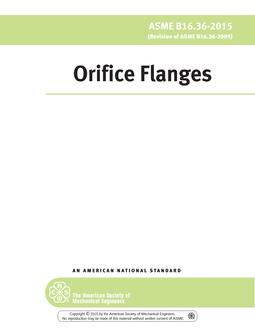 ASME B16.36-2015 ASME B16.36-2015