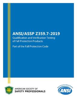 ASSP Z359.7 ASSP Z359.7