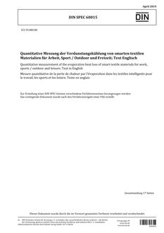 Download DIN SPEC 60015 In PDF - International Technical ...