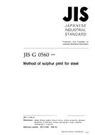 Download JIS G 0560:1998 In PDF - International Technical ...